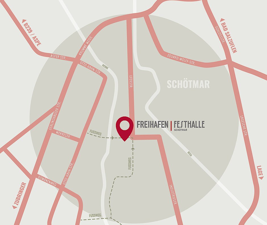 Skizze Anfahrt und Parken